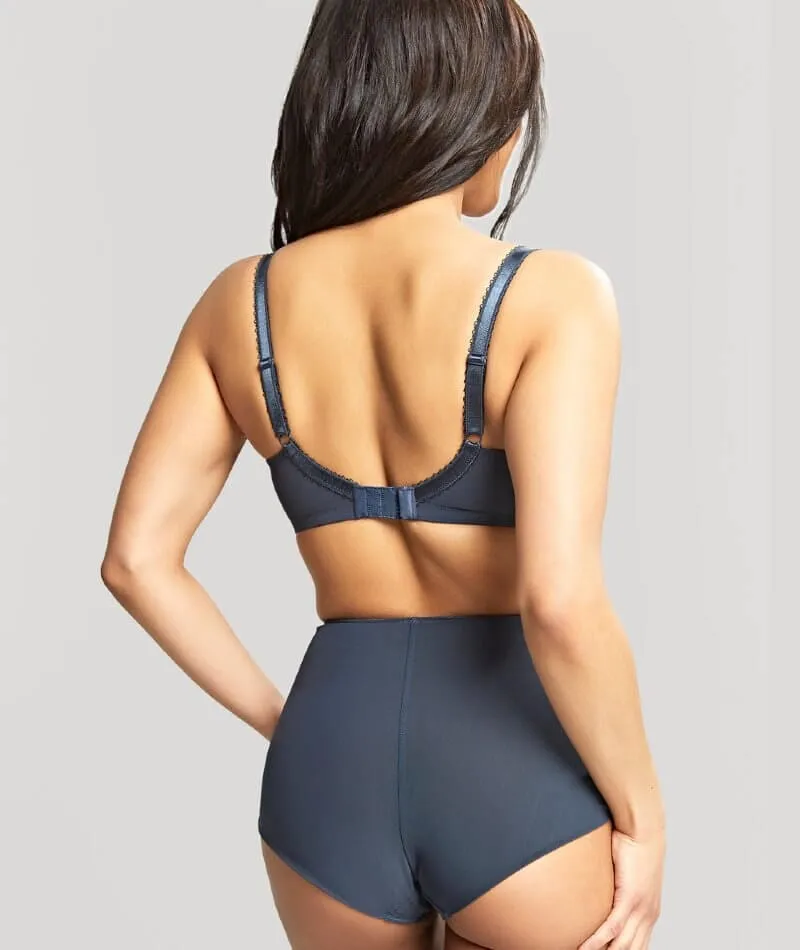 Panache Clara High Waist Brief - Navy Pearl