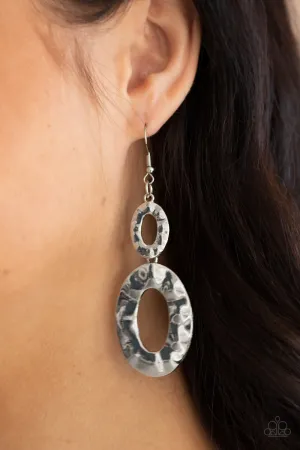 Paparazzi  - Bring On The Basics - Silver Earrings