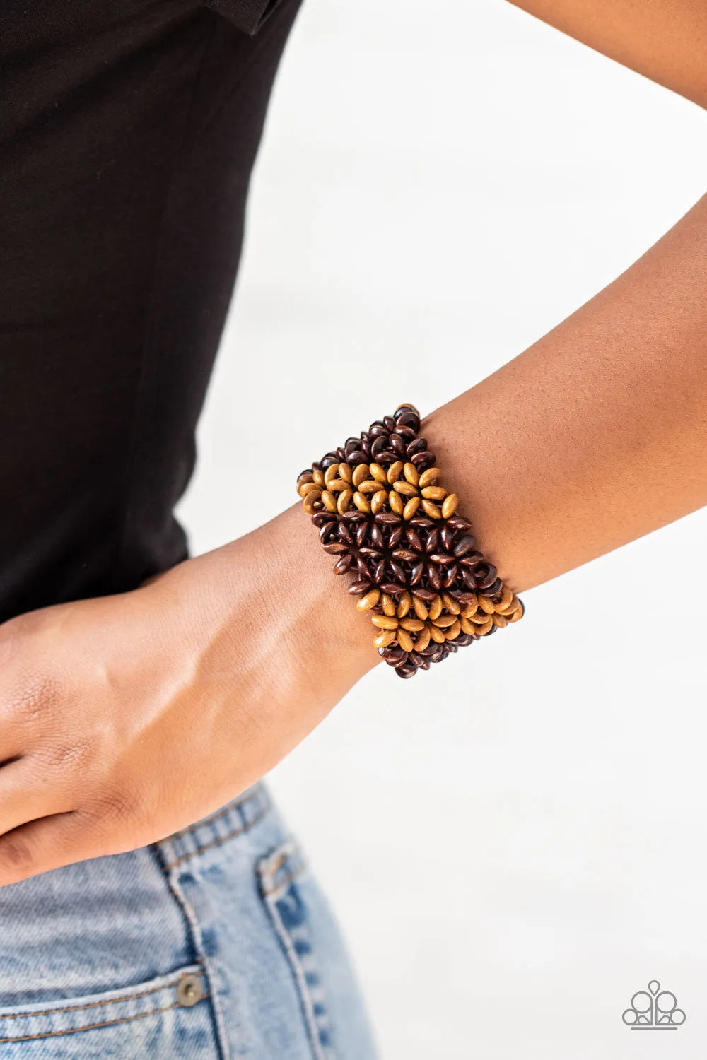 Paparazzi Island Expression Bracelet Brown