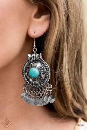 Paparazzi Rural Rhythm Earrings Blue