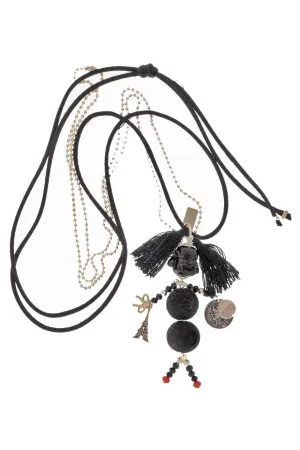 PARIS ELSA Black Puppet Pendant