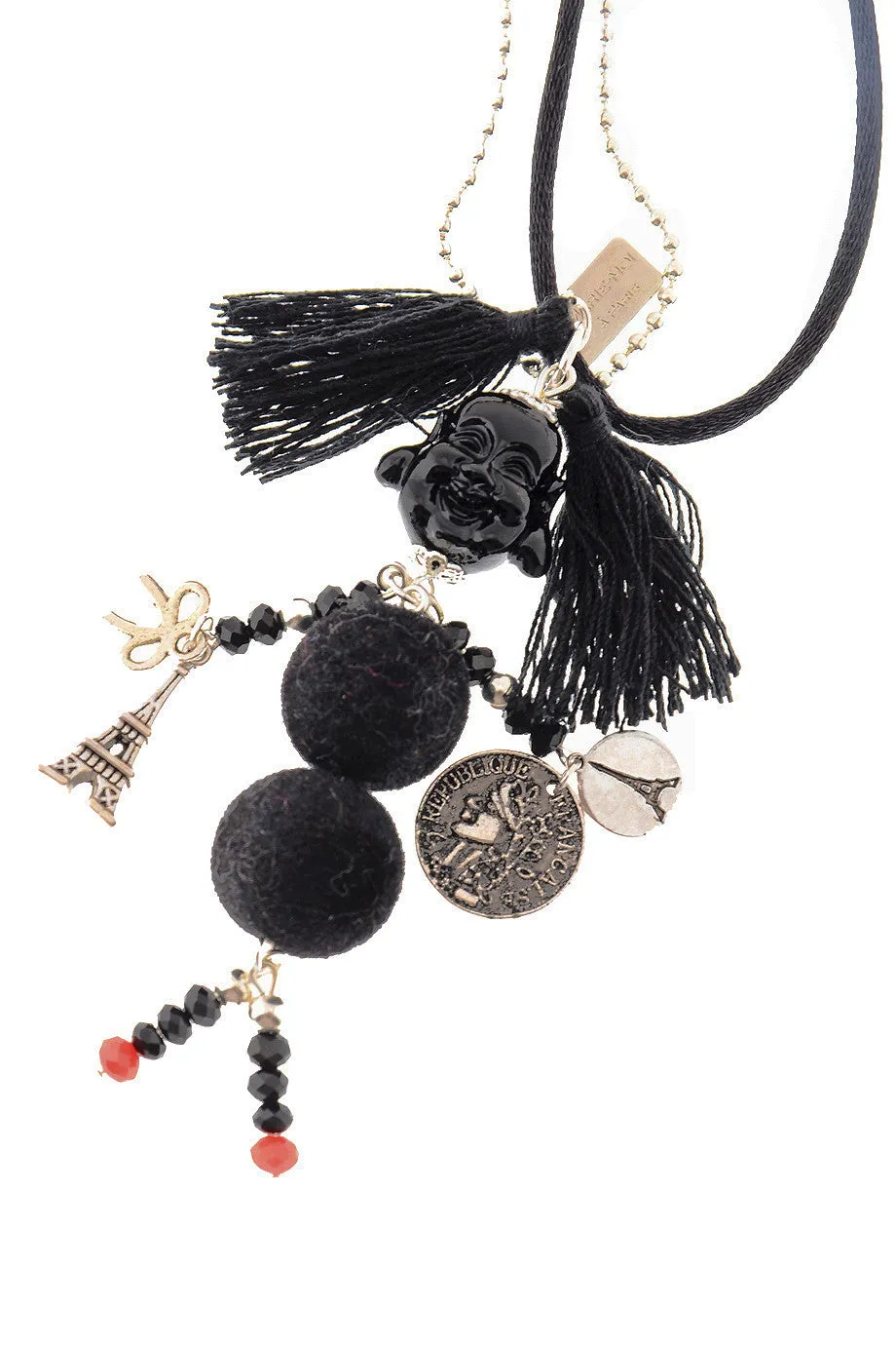 PARIS ELSA Black Puppet Pendant