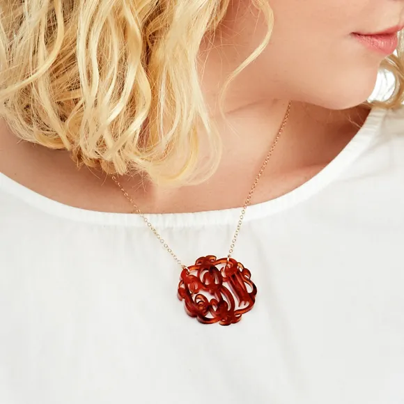 Paris Monogram Necklace