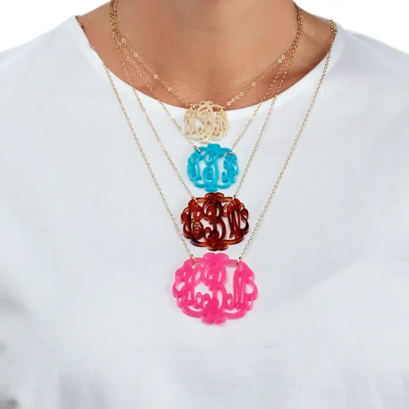 Paris Monogram Necklace
