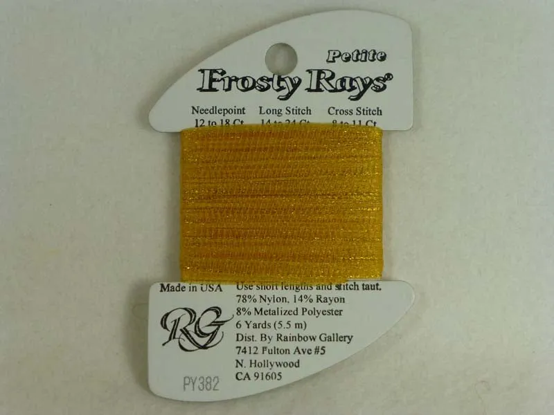 Petite Frosty Rays PY382 24 Karat Gold