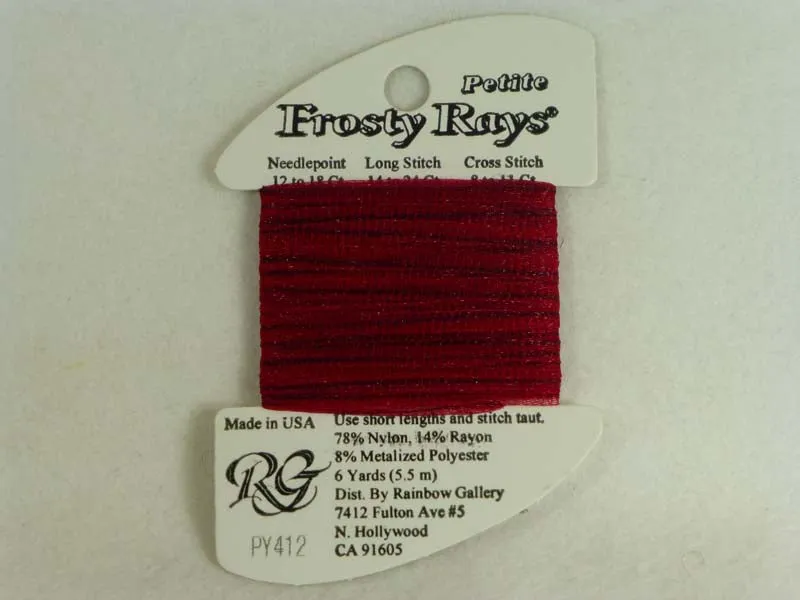 Petite Frosty Rays PY412 Black Cherry