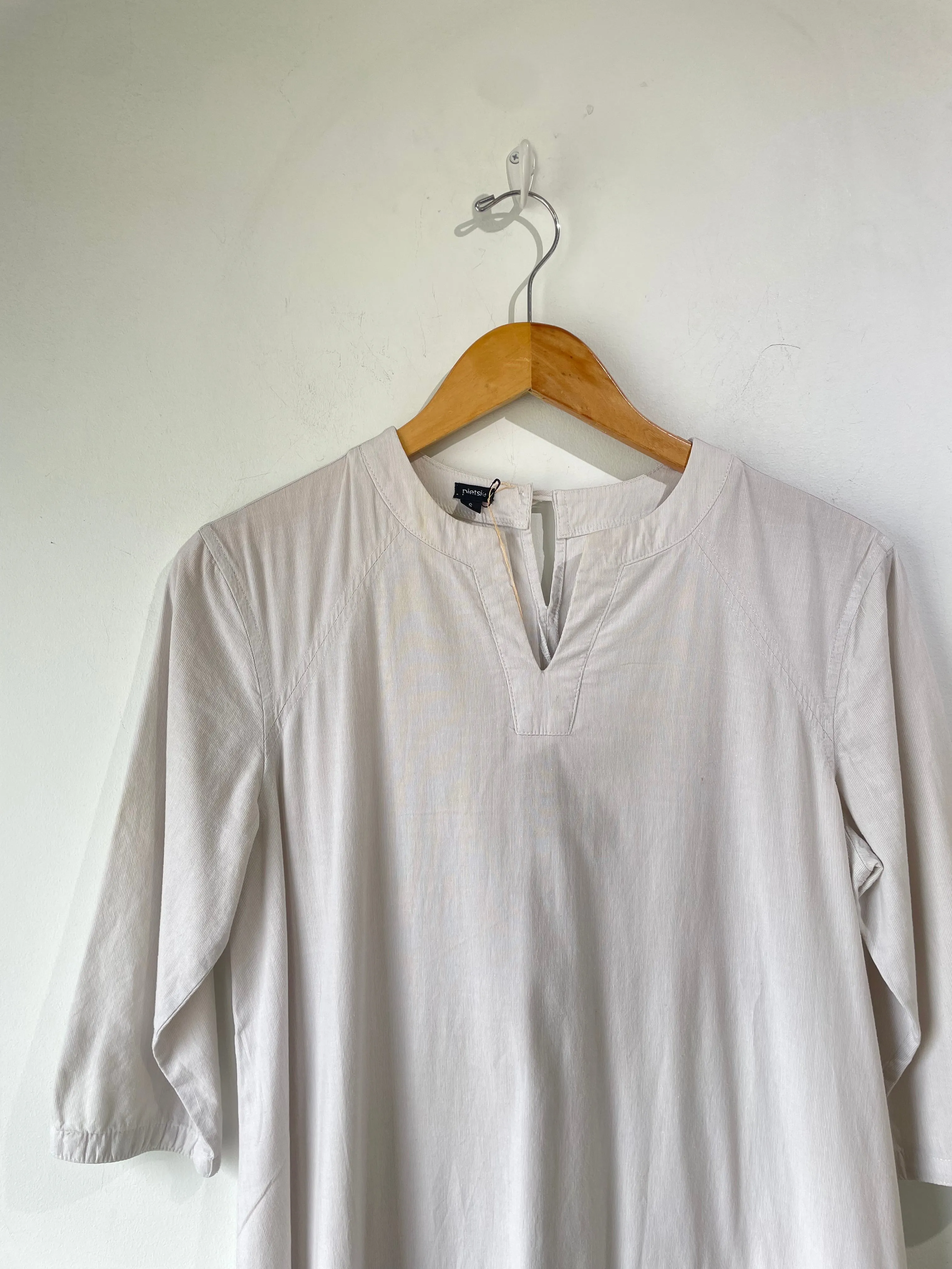 Pietsie Light Grey Cotton Dress