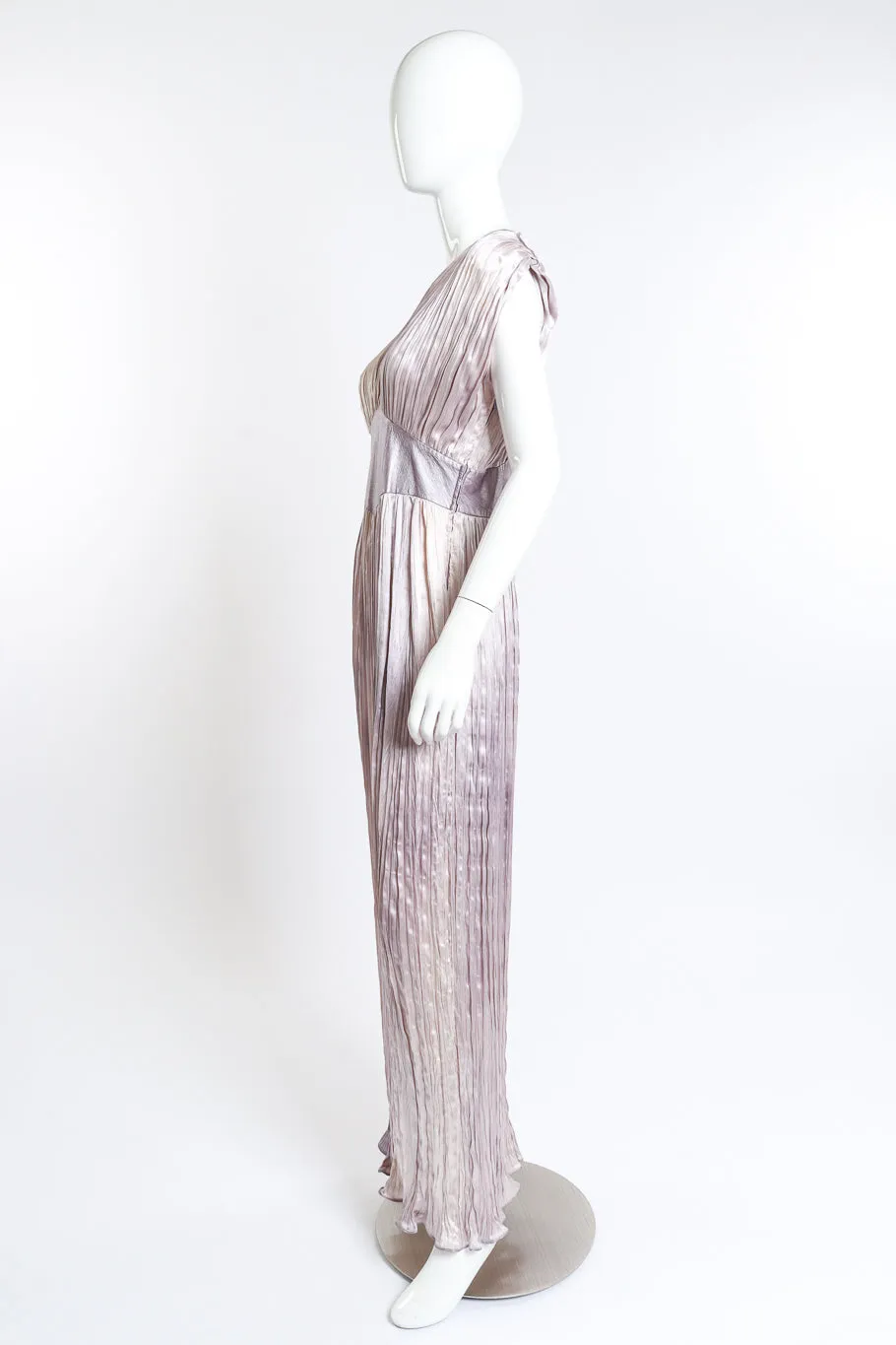 Plissé Duster & Dress Set