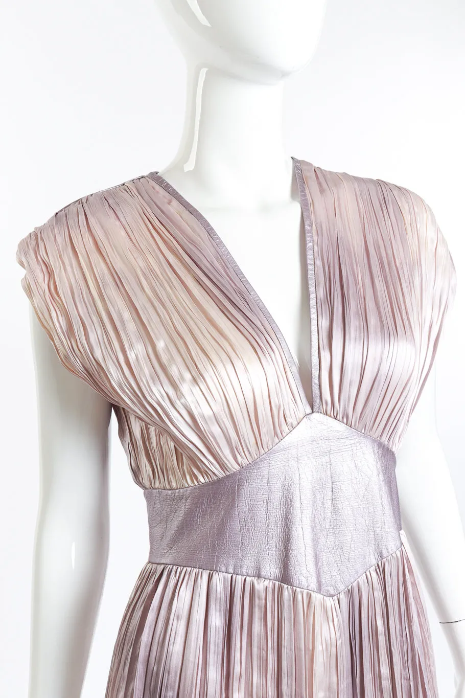 Plissé Duster & Dress Set