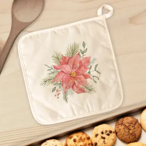 Poinsettia Flower - Cotton Pot Holder