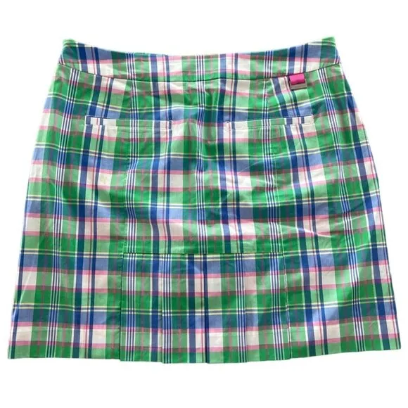 Polo Ralph Lauren Golf Plaid Pleated Golf Skort Fairway Plaid Size 2 $148 NWOT