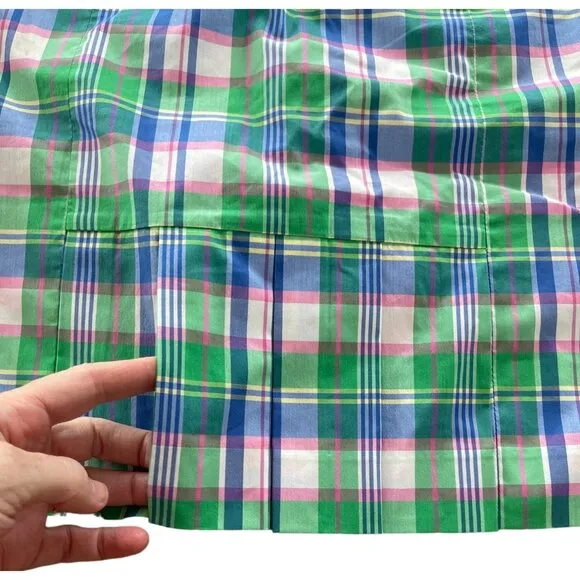 Polo Ralph Lauren Golf Plaid Pleated Golf Skort Fairway Plaid Size 2 $148 NWOT