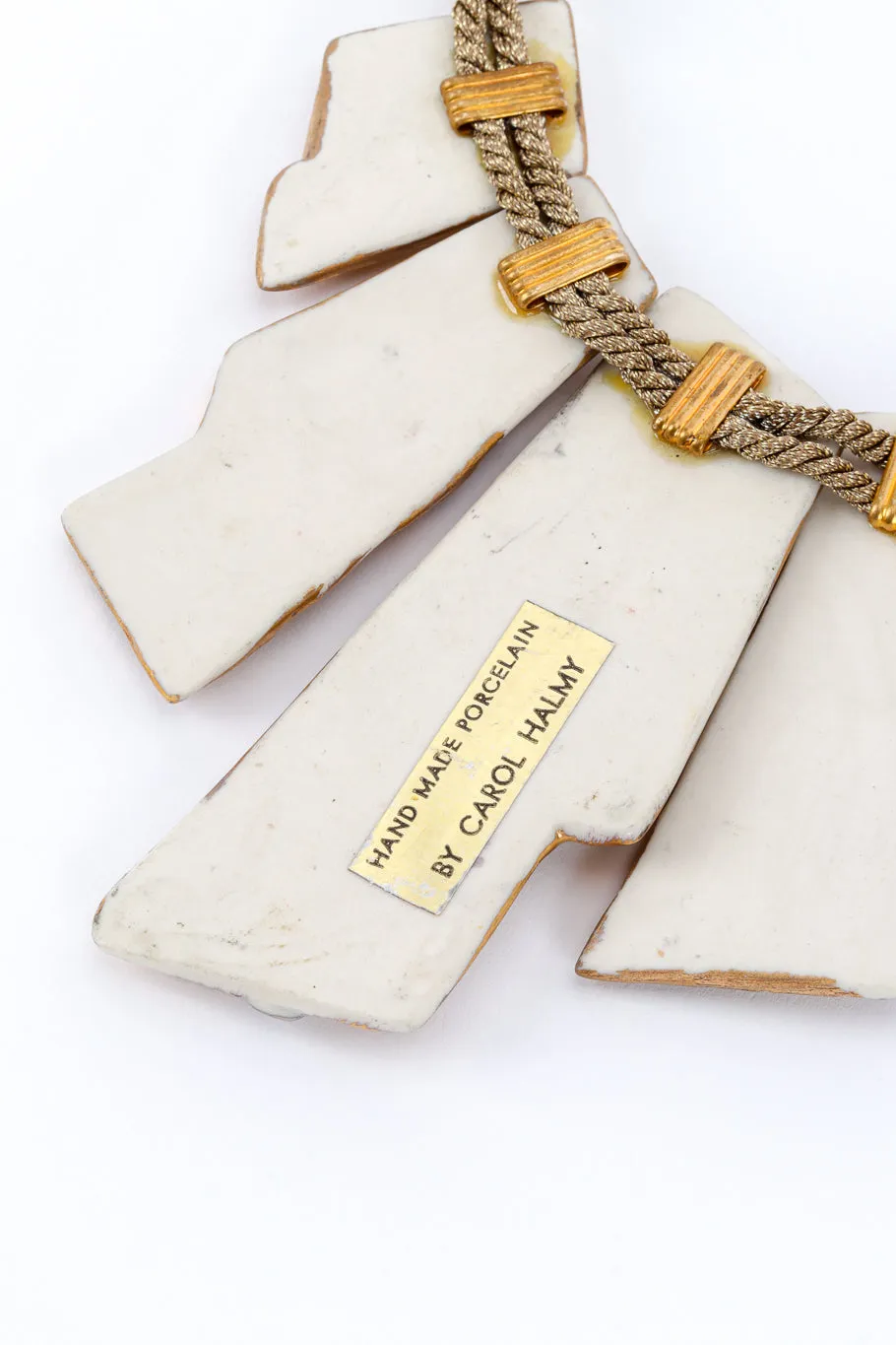 Porcelain Plate Necklace