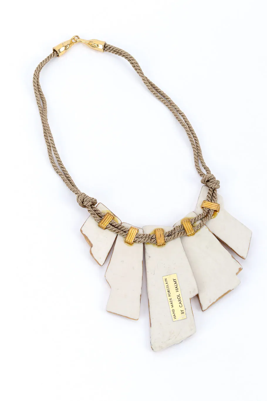 Porcelain Plate Necklace