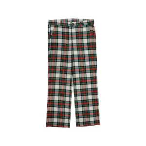 Prep School Pants, Aiken Place Plaid with Nantucket Navy Stork