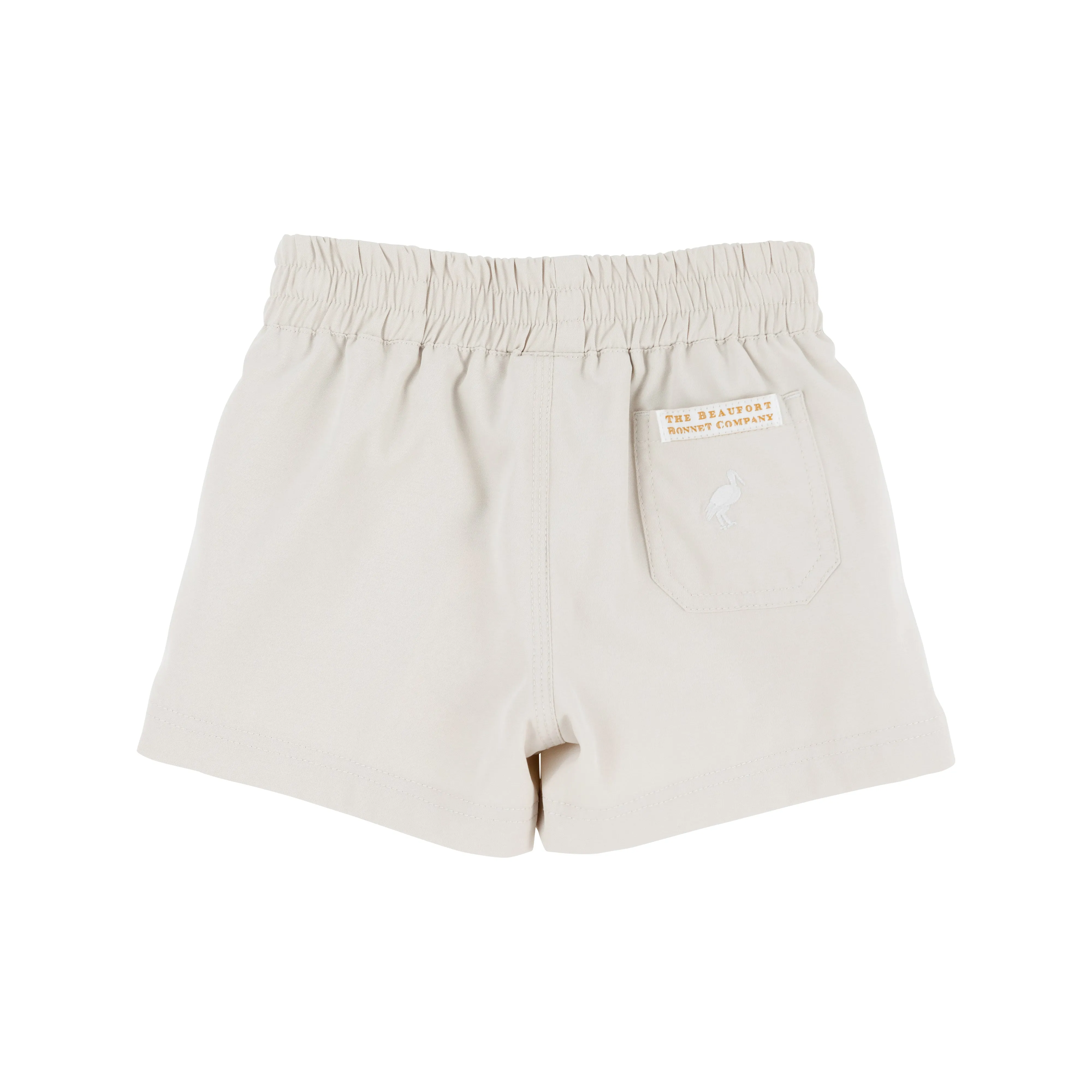 Prepletic™ Sheffield Shorts - Saratoga Stone with Worth Avenue White Stork