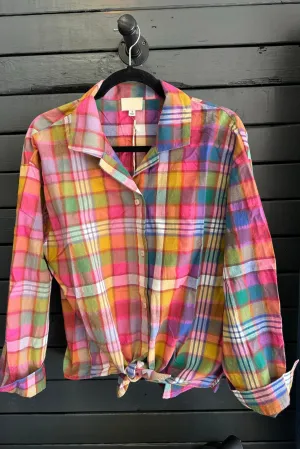 Preppy Plaid Button Up