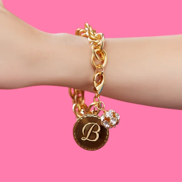 Preston Charm Bracelet - Rhinestone (WS)