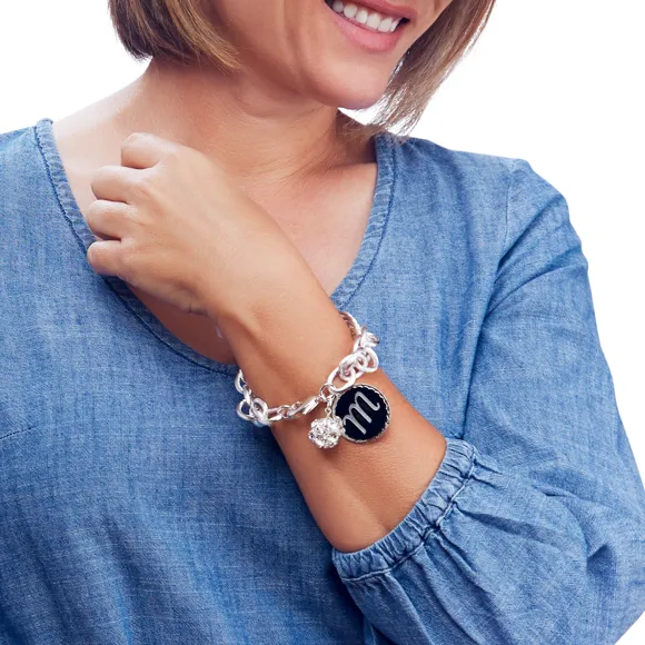 Preston Charm Bracelet - Rhinestone (WS)