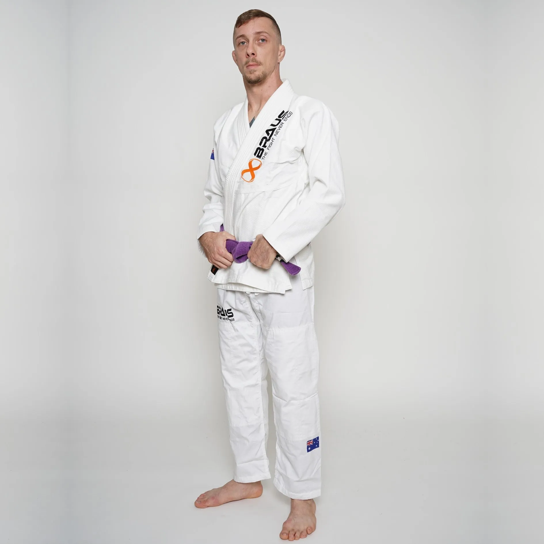 PRO LIGHT JIU JITSU GI MAN WHITE BRAUS