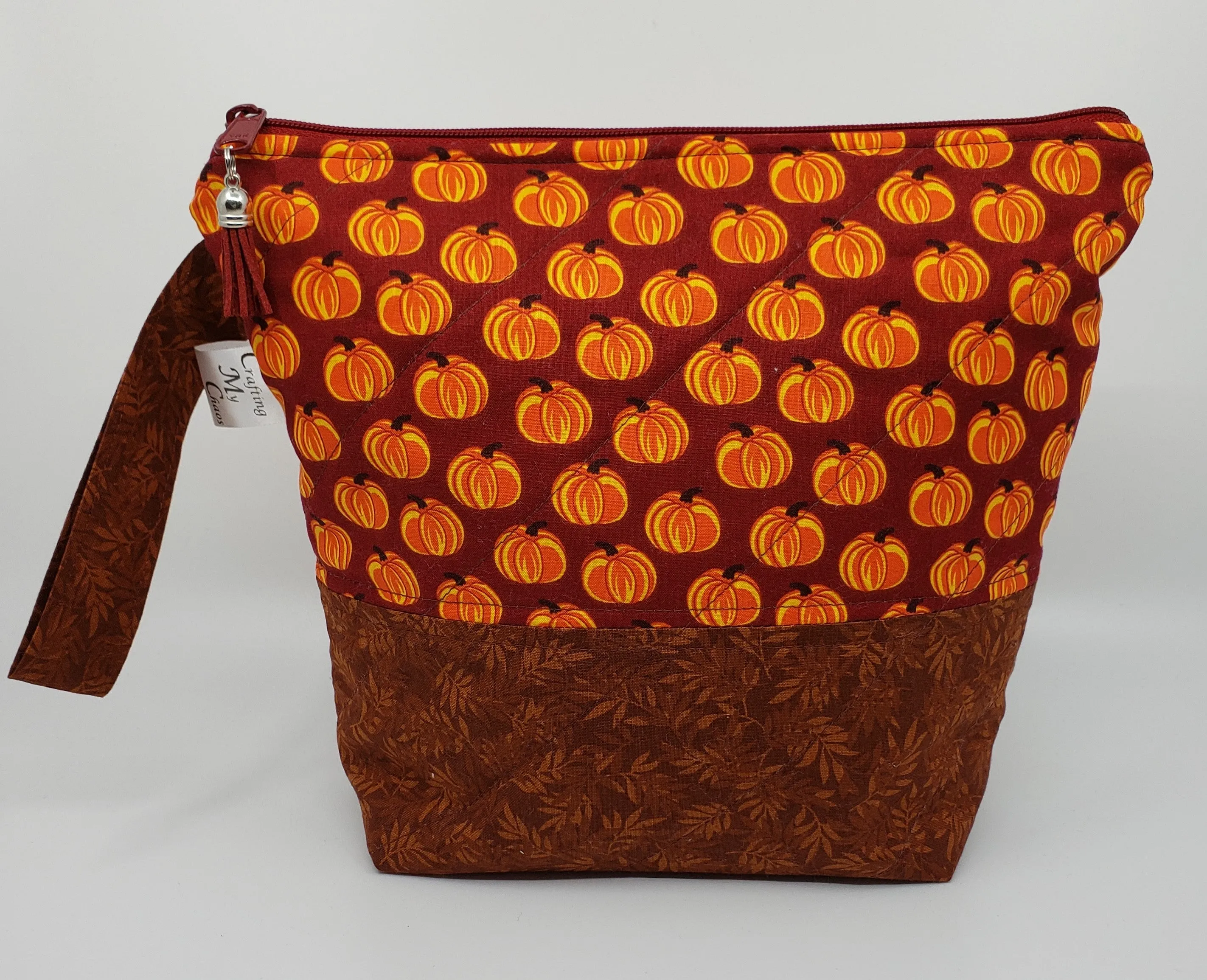 Pumpkin Spice Dark - Project Bag - Small