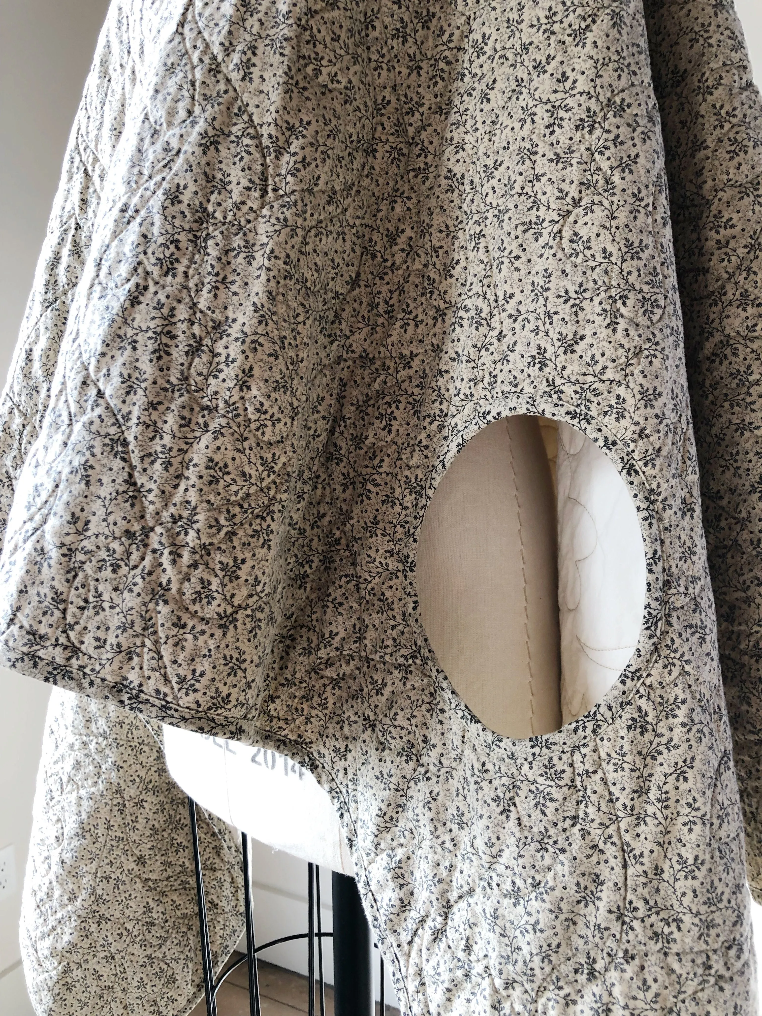 quilt poncho
