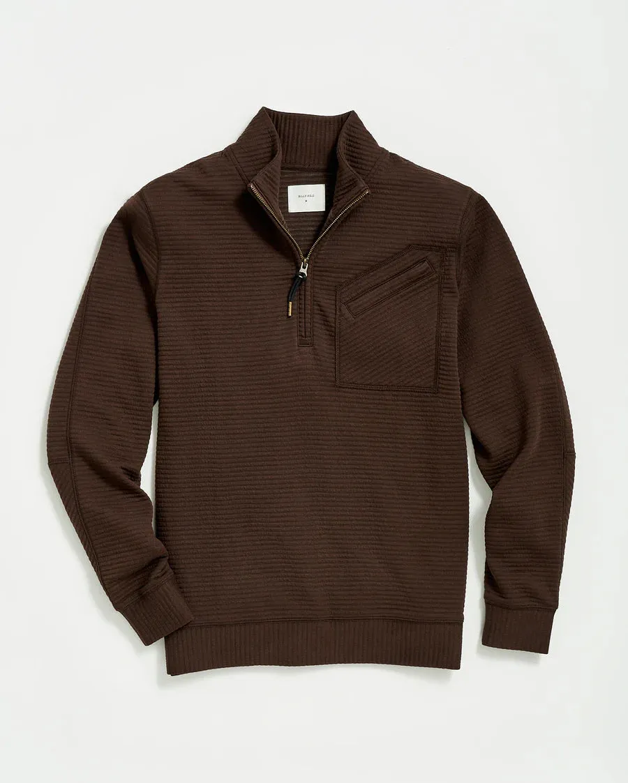 QUILTED HALF ZIP 080824