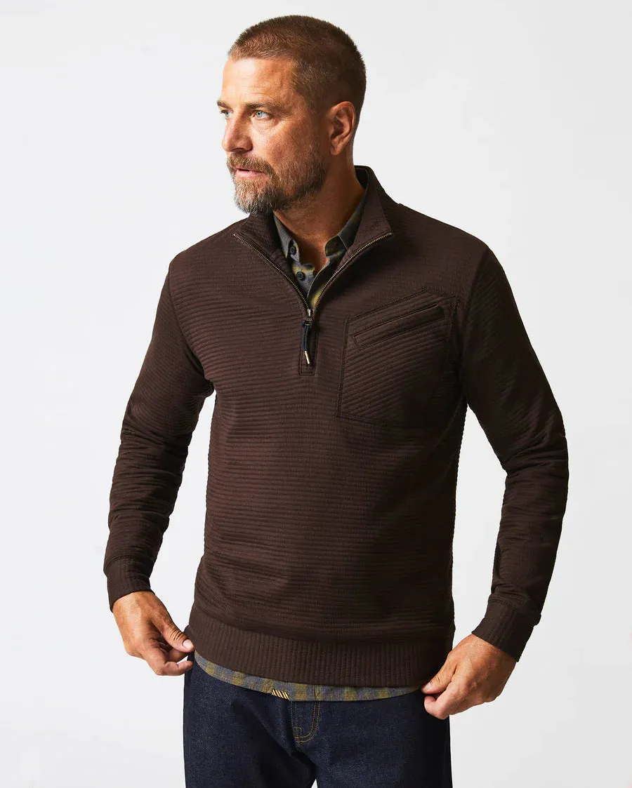 QUILTED HALF ZIP 080824