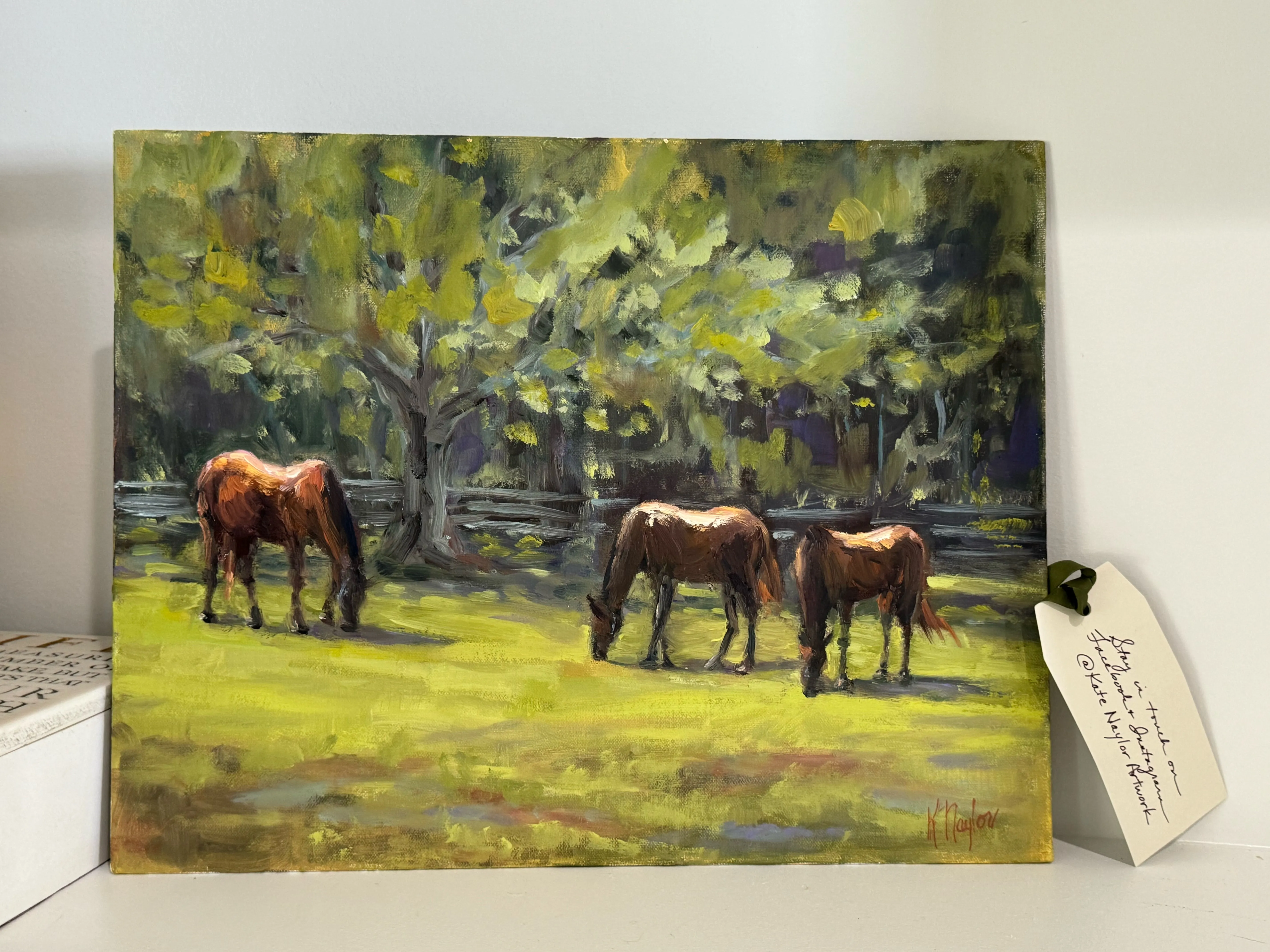 "Equine Pasture Light" Original Art