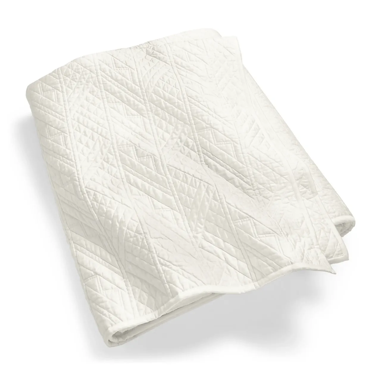 Ralph Lauren HOME Oakfield King Size Parchment (Off-White) Quilted Coverlet