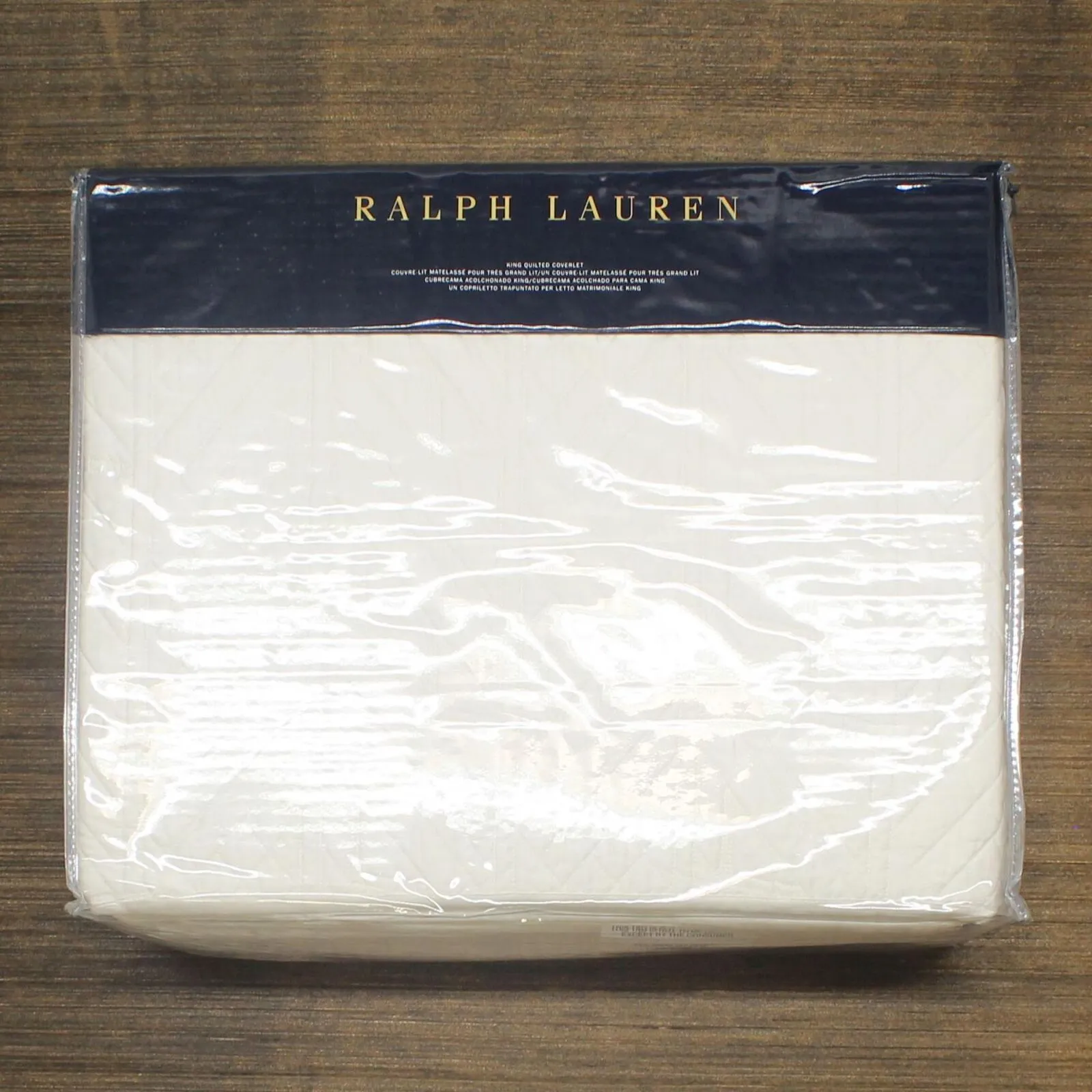 Ralph Lauren HOME Oakfield King Size Parchment (Off-White) Quilted Coverlet