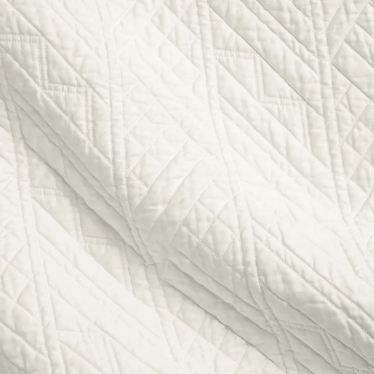 Ralph Lauren HOME Oakfield King Size Parchment (Off-White) Quilted Coverlet