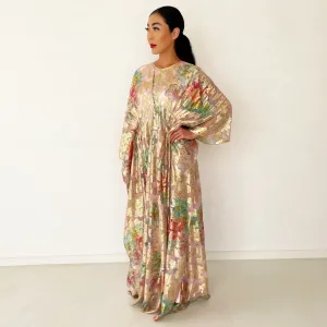 RAM22 VIBRANT FRENCH LAMÉ CHIFFON KAFTAN
