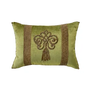 RESERVED: Antique Ottoman Empire Raised Metallic Embroidery (#E092023A&B | 13 x 18")