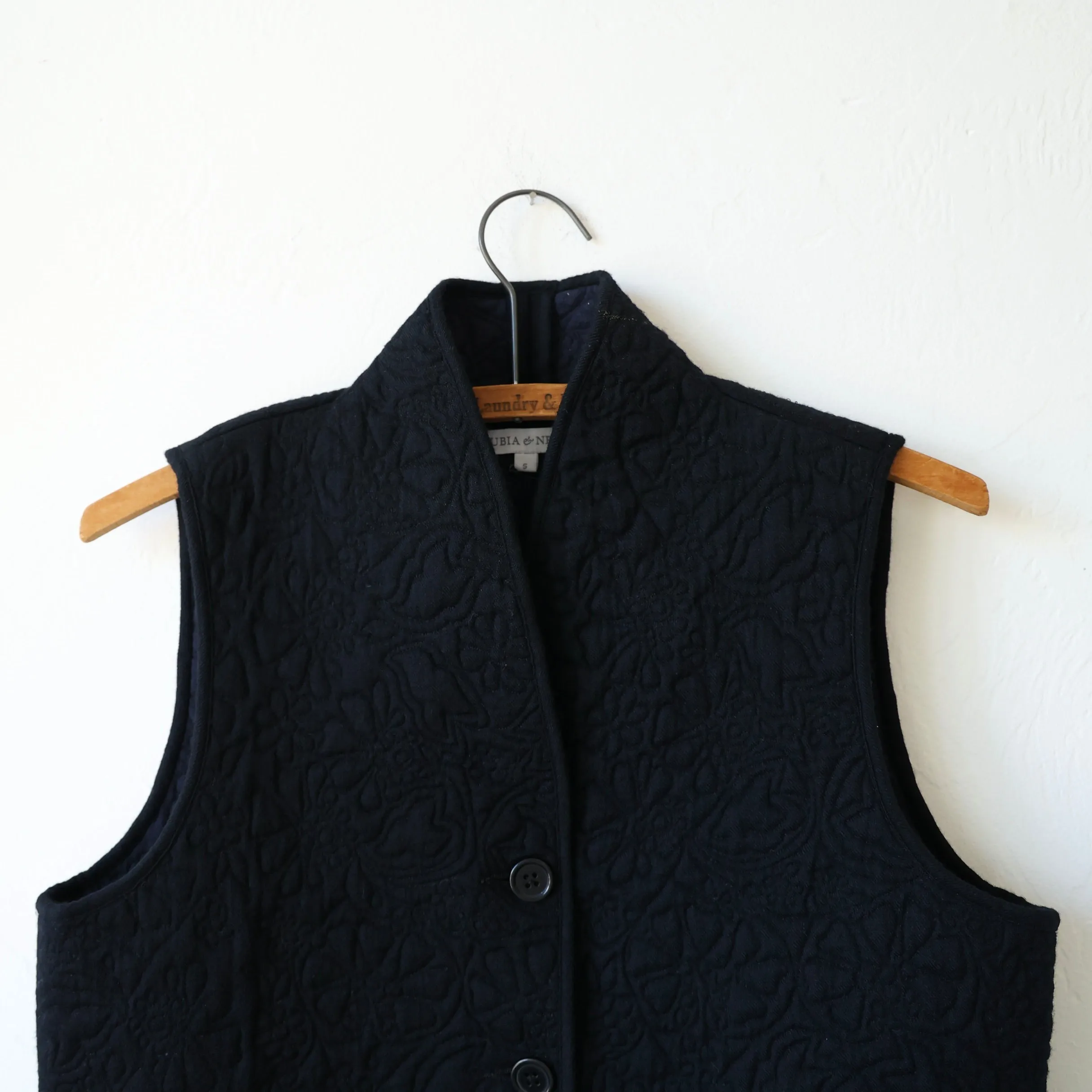 Rubia & Neel Quilted Vest - Black