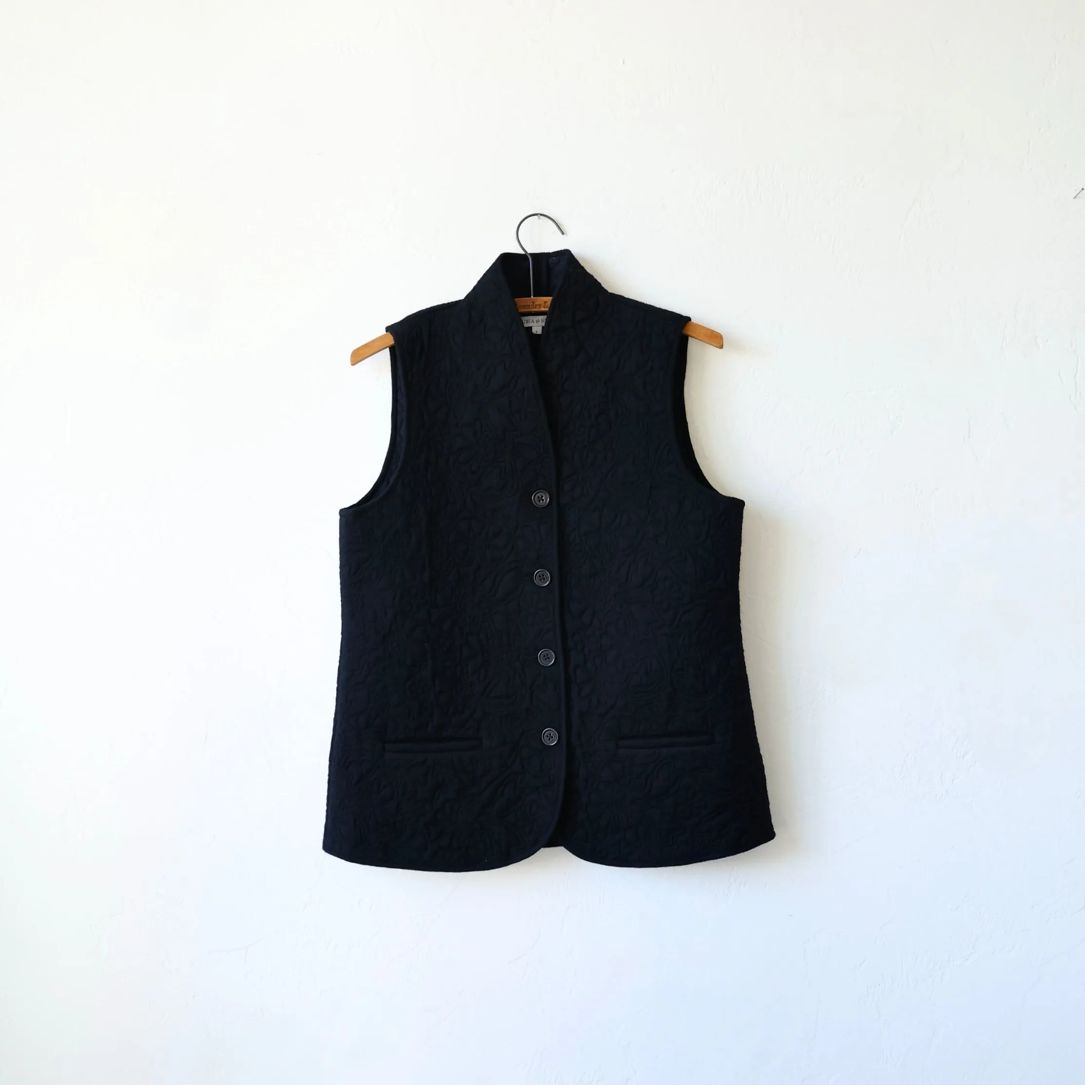 Rubia & Neel Quilted Vest - Black