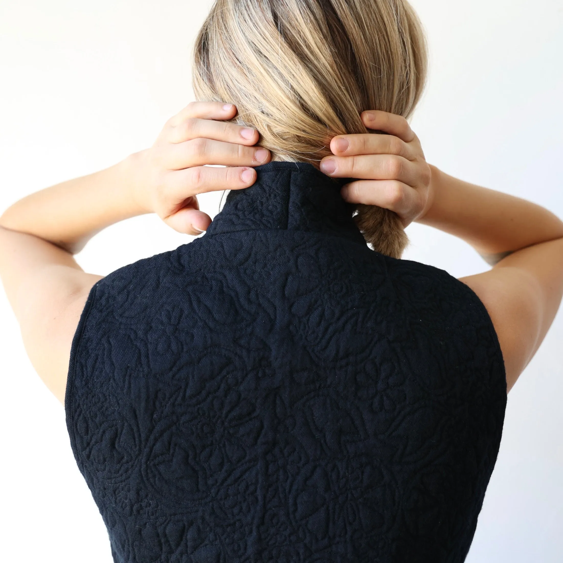 Rubia & Neel Quilted Vest - Black