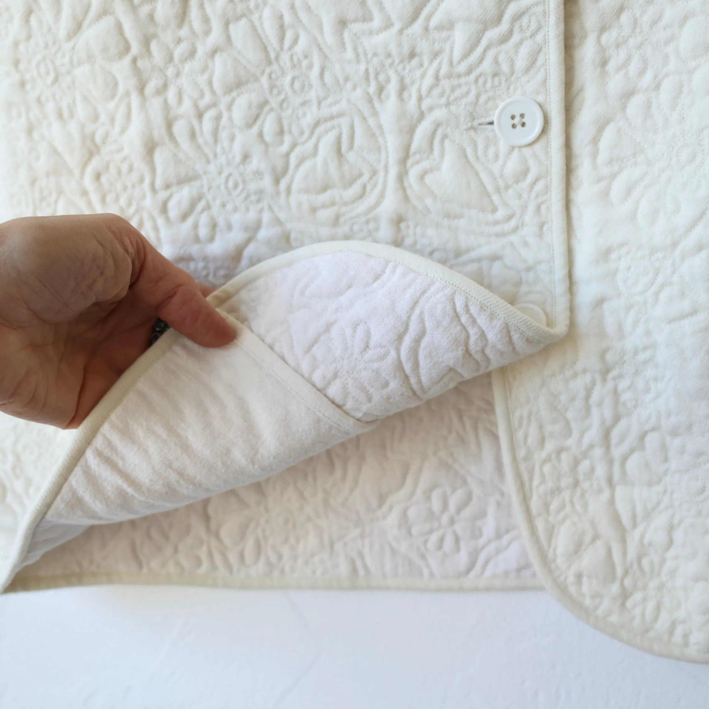 Rubia & Neel Quilted Vest - Cream