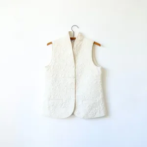 Rubia & Neel Quilted Vest - Cream
