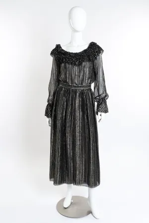 Ruffle Top and Skirt Set