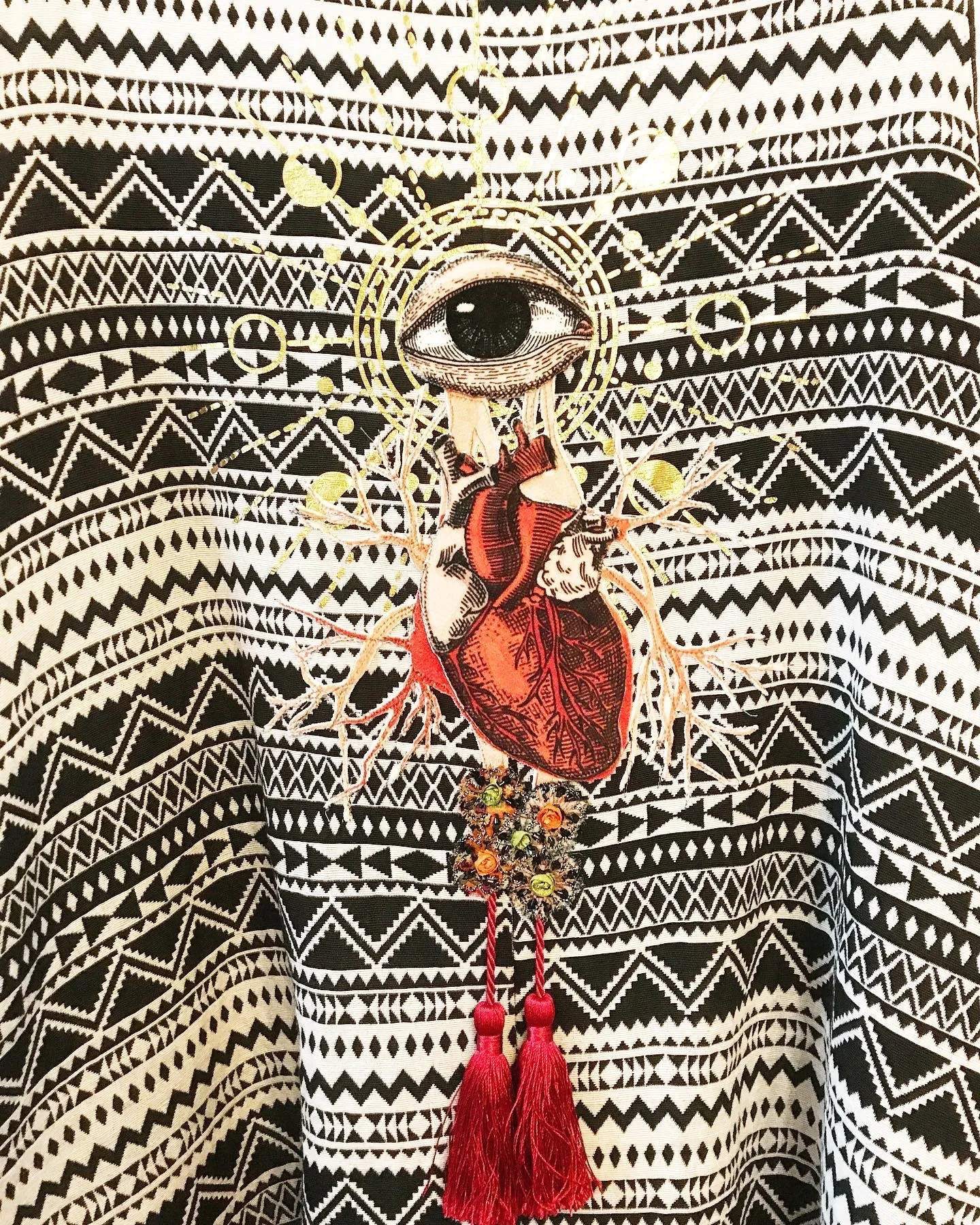 Sacred Heart Sleeveless Caftan