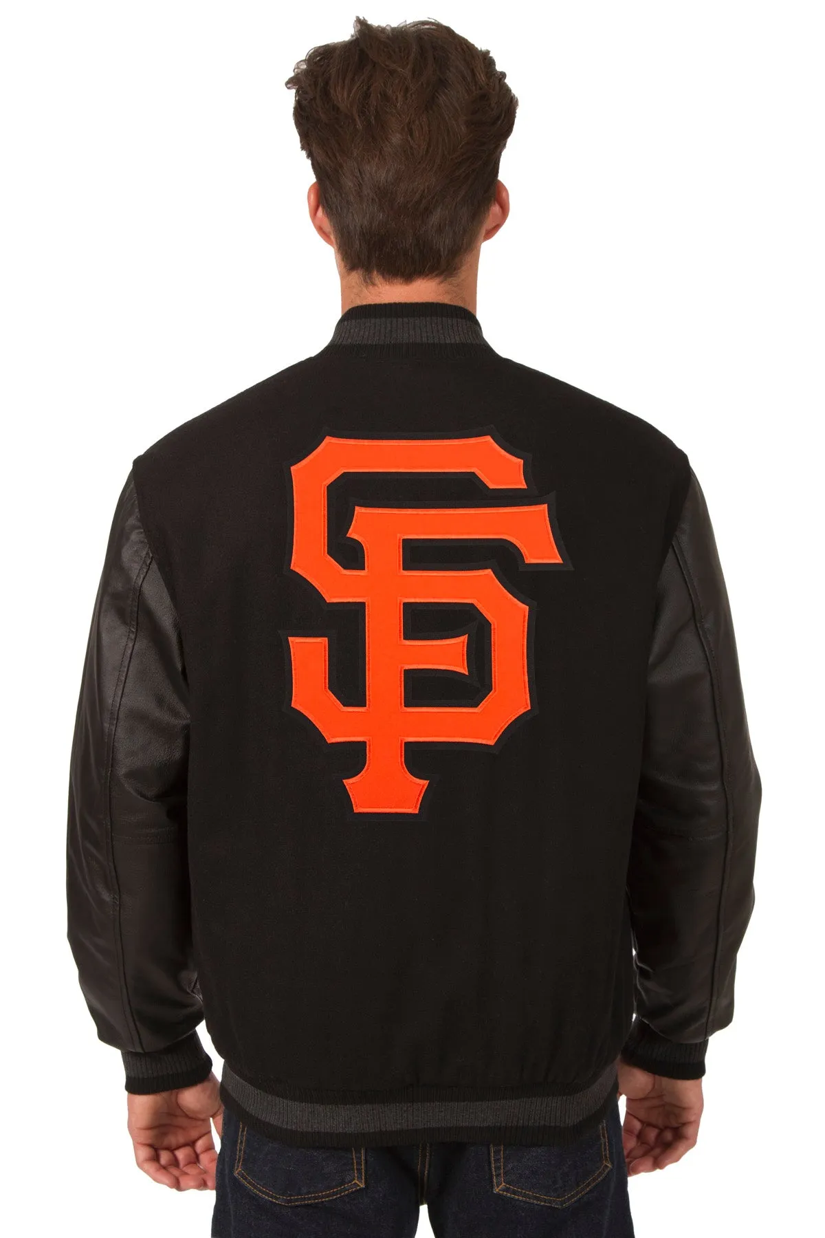 San Francisco Giants Reversible Wool and Leather Jacket