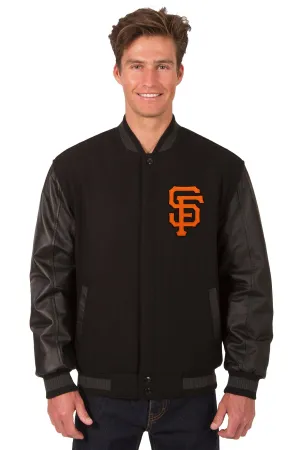 San Francisco Giants Reversible Wool and Leather Jacket