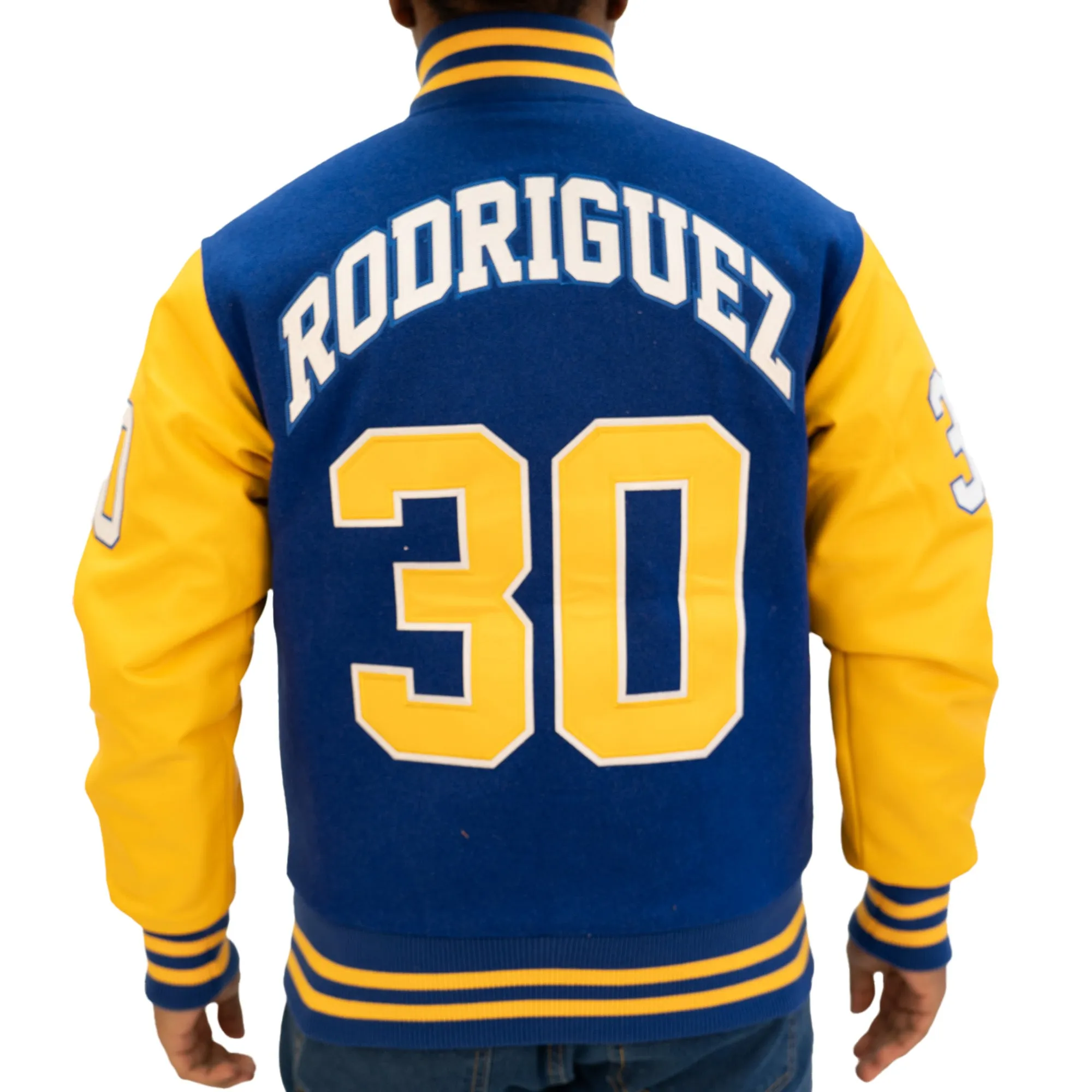 SANDLOT RODRIGUEZ VARSITY JACKET (BLUE/GOLD)