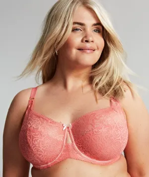 Sculptresse Estel Full Cup Underwired Bra - Coral