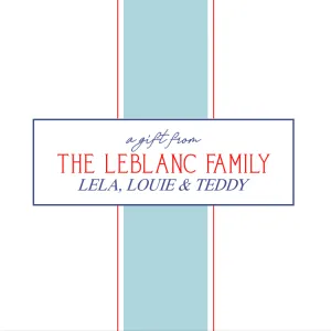 Sea Island Stripe LIGHT BLUE and RED
