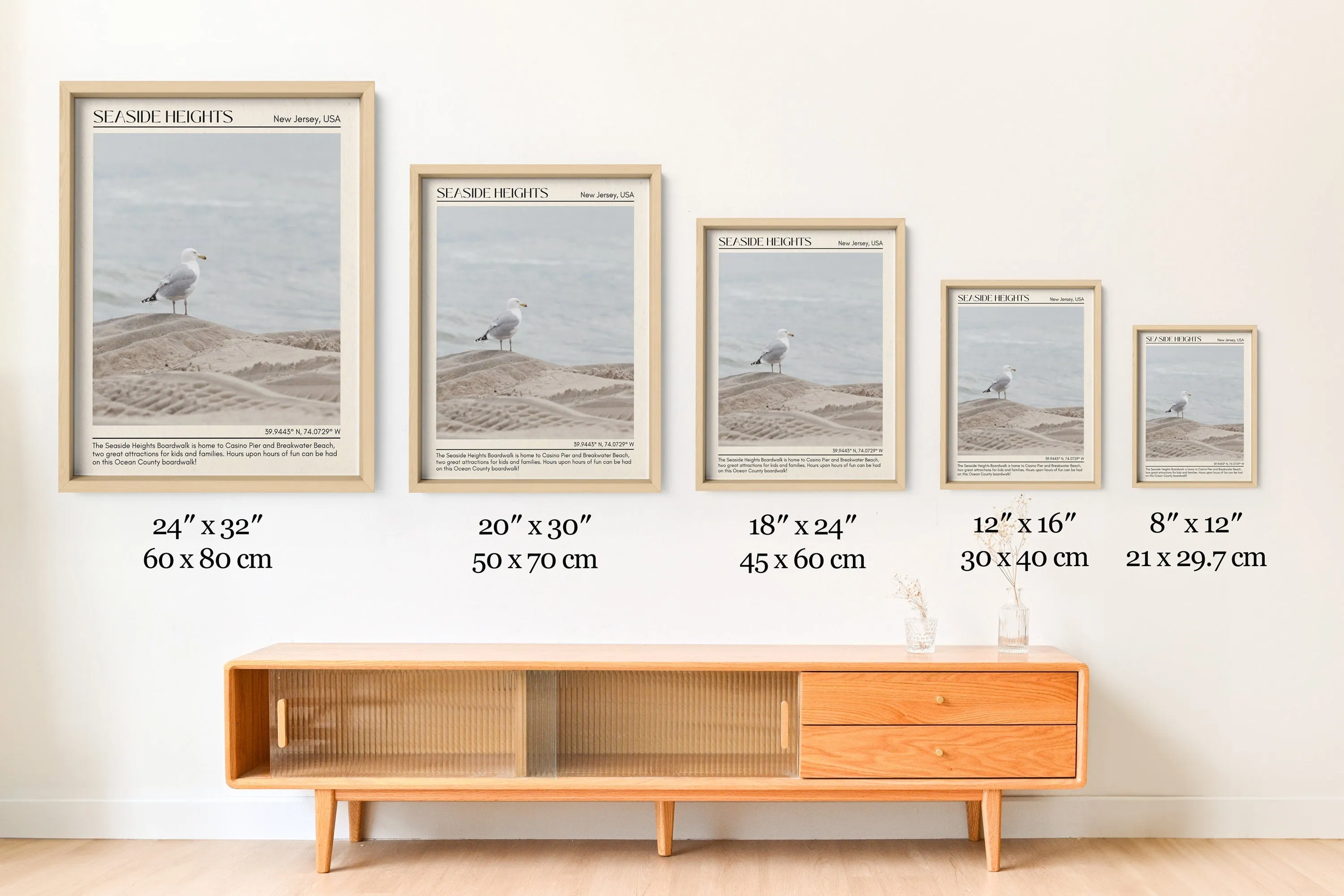 Seaside Heights Wall Canvas, USA