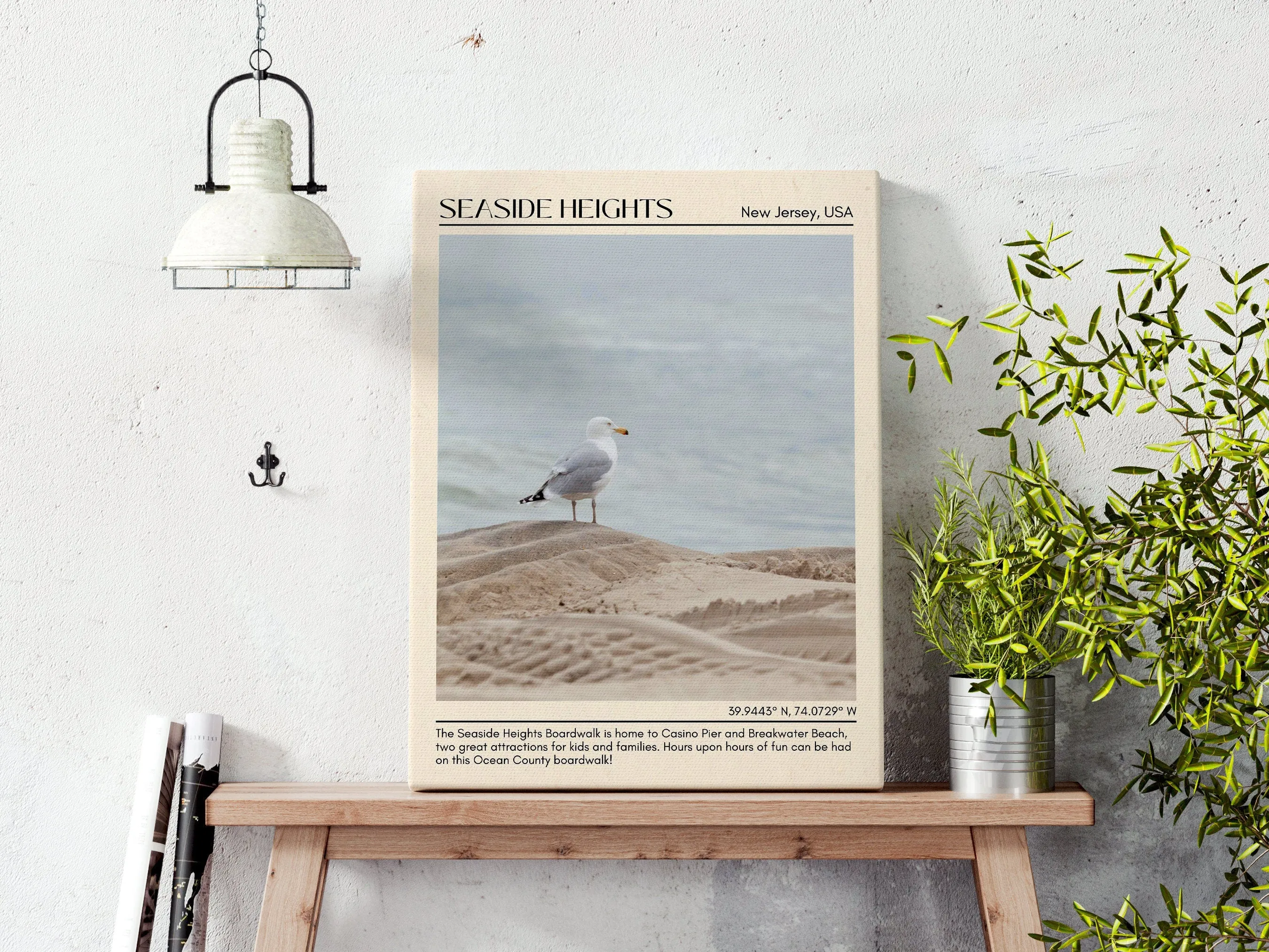 Seaside Heights Wall Canvas, USA