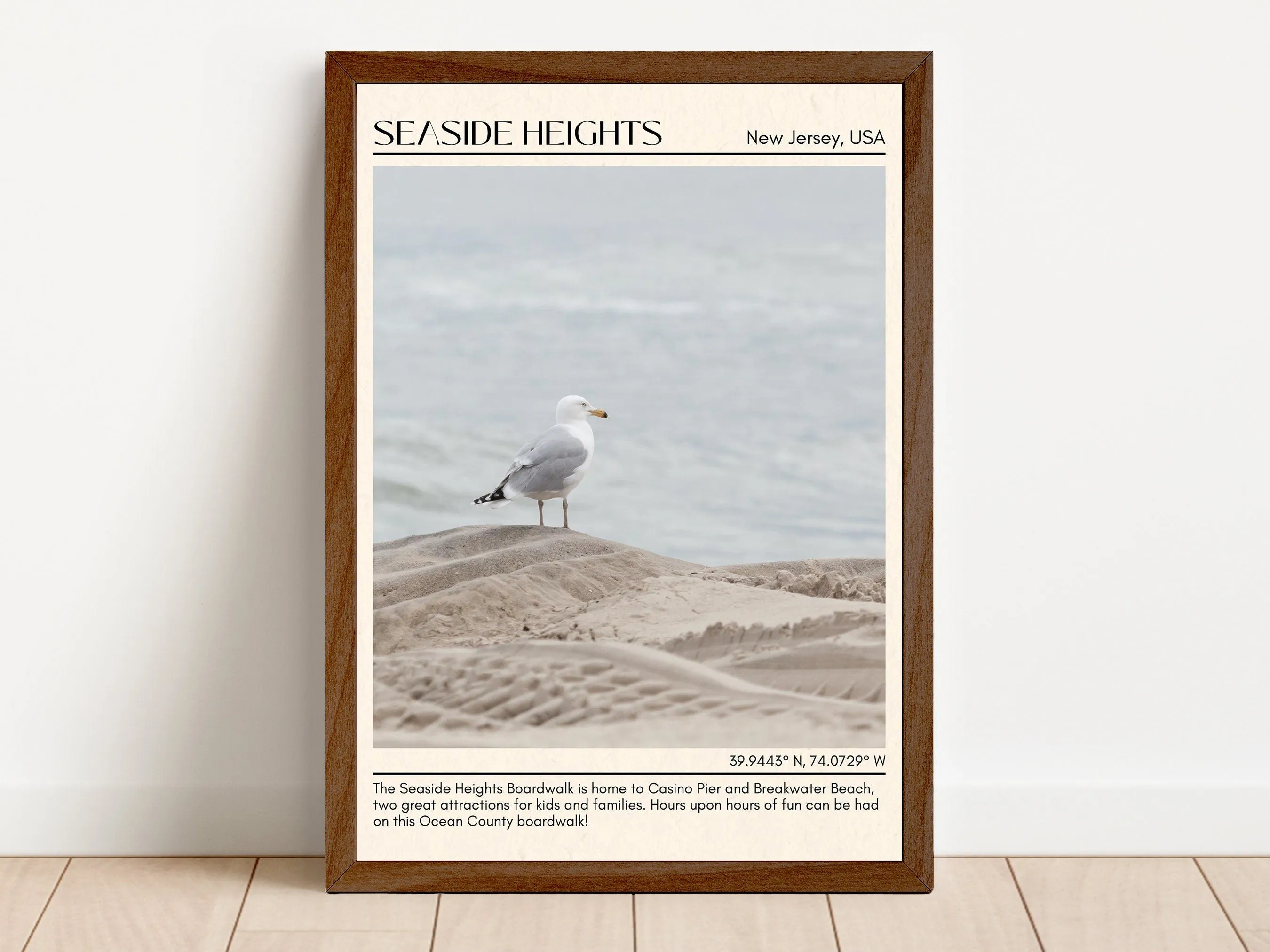 Seaside Heights Wall Canvas, USA