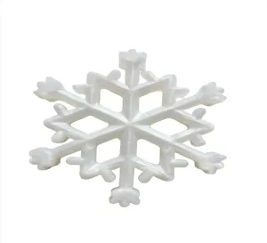 Silicone Christmas Pearl Snowflake Teether